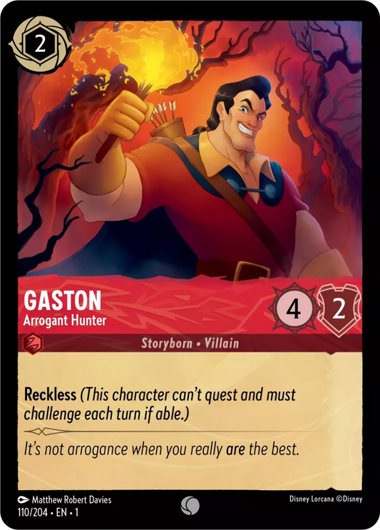 Gaston - Arrogant Hunter [1TFC-110] (The First Chapter) (Common)