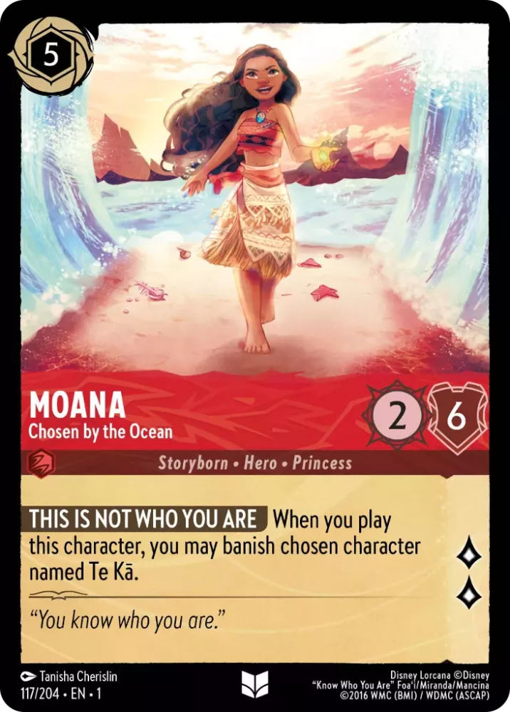Moana - Chosen by the Ocean [1TFC-117] (The First Chapter) (Uncommon)