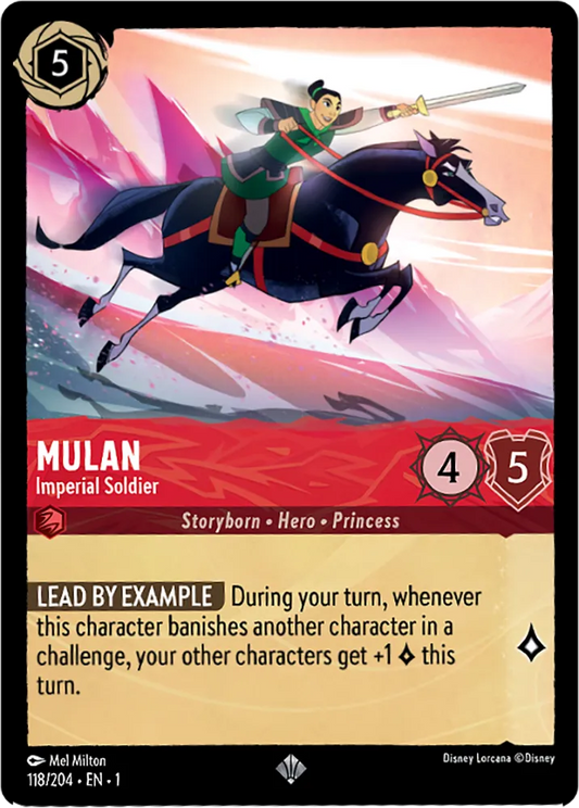 Mulan - Imperial Soldier (V.1) [1TFC-118] (The First Chapter) (Super Rare)