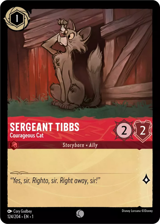 Sergeant Tibbs - Courageous Cat [1TFC-124] (The First Chapter) (Common)
