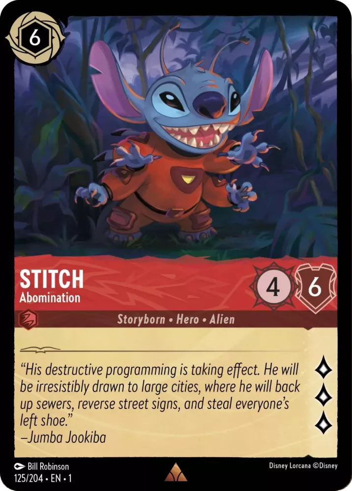 Stitch - Abomination [1TFC-125] (The First Chapter) (Rare)