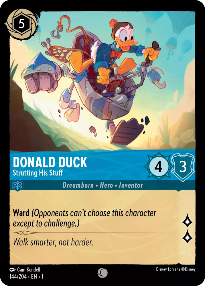 Donald Duck - Strutting His Stuff [1TFC-144] (The First Chapter) (Common)
