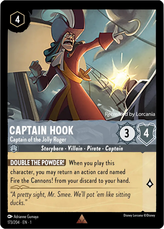 Captain Hook - Captain of the Jolly Roger [1TFC-173] (The First Chapter) (Rare)