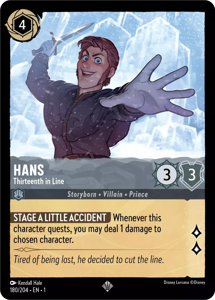 Hans - Thirteenth in Line [1TFC-180] (The First Chapter) (Super Rare)