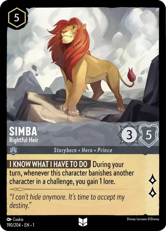 Simba - Rightful Heir [1TFC-190] (The First Chapter) (Uncommon)