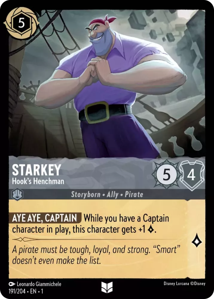 Starkey - Hook's Henchman [1TFC-191] (The First Chapter) (Uncommon)