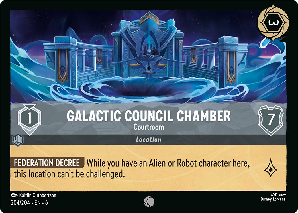 Galactic Council Chamber Courtroom (AZR-204)