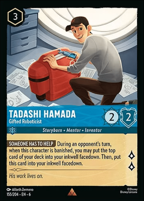 Tadashi Hamada - Gifted Roboticist [6AZS-155] (Azurite Sea) (Rare)