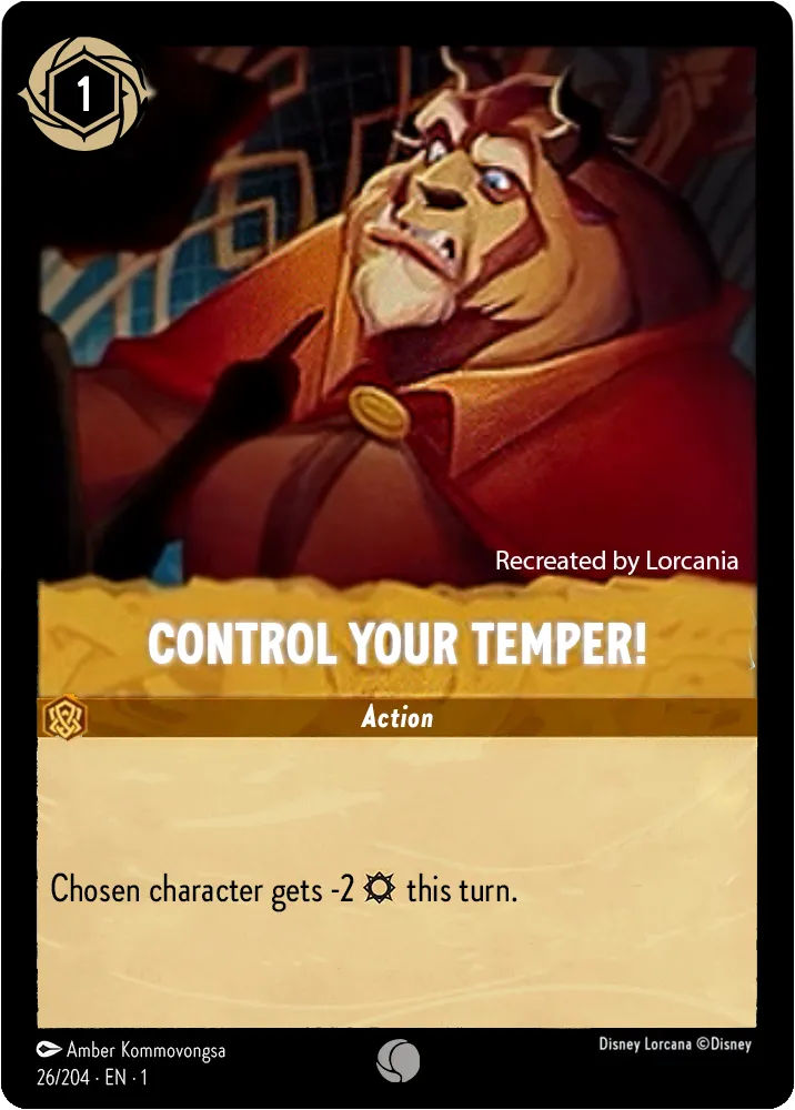Control Your Temper! [1TFC-26] (The First Chapter) (Common)