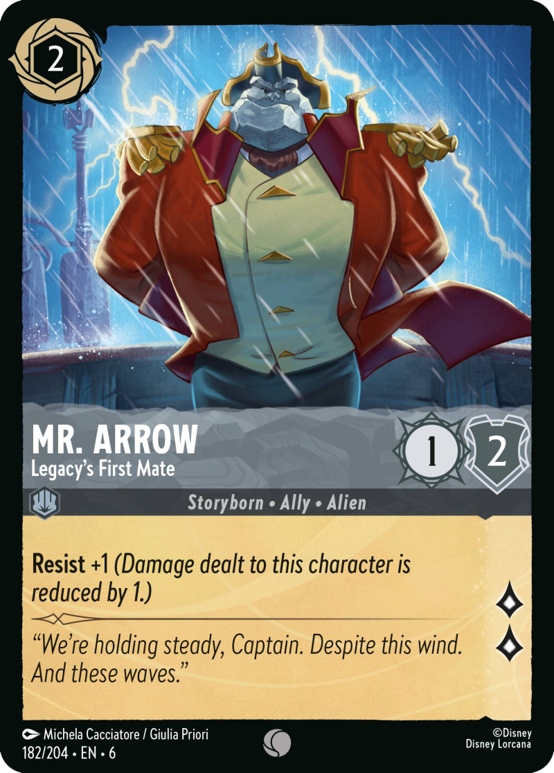 Mr. Arrow - Legacy's First Mate [6AZS-182] (Azurite Sea) (Common)