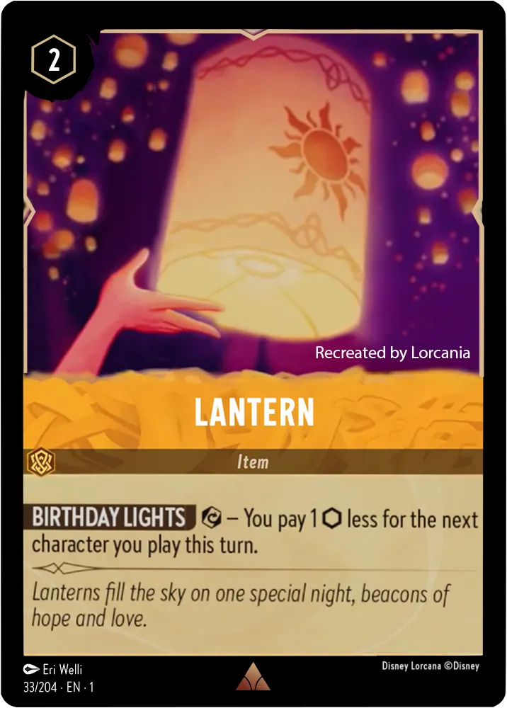 Lantern [1TFC-33] (The First Chapter) (Rare)