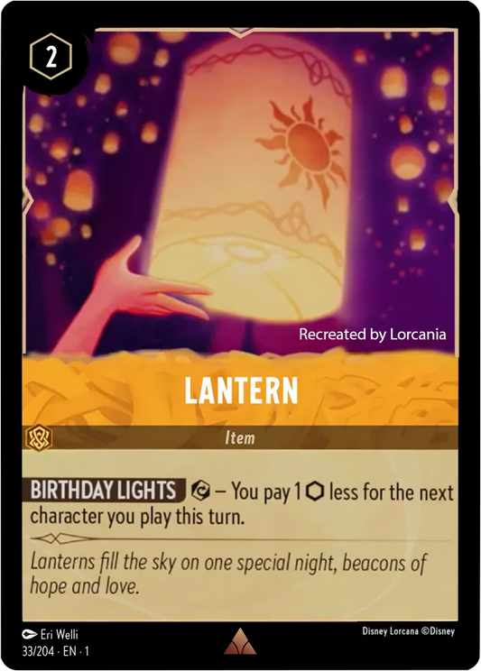 Lantern [1TFC-33] (The First Chapter) (Rare)