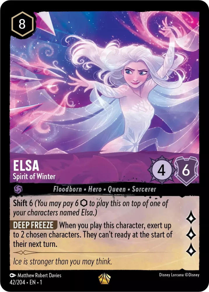 Elsa - Spirit of Winter (V.1) [1TFC-42] (The First Chapter) (Legendary)