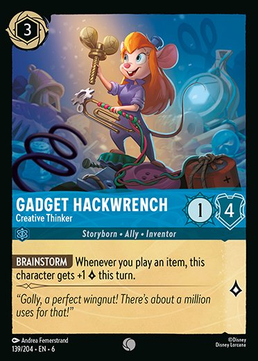 Gadget Hackwrench Creative Thinker (AZR-139)