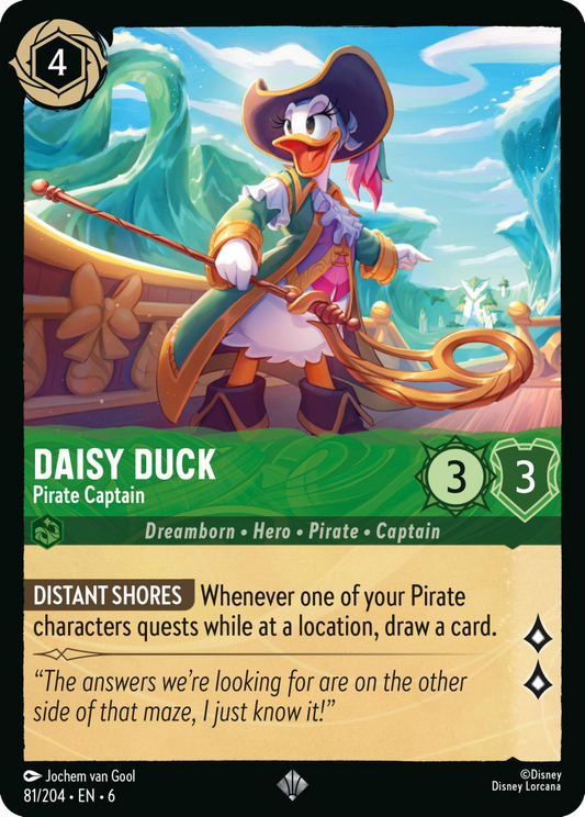 Daisy Duck Pirate Captain (AZR-81)