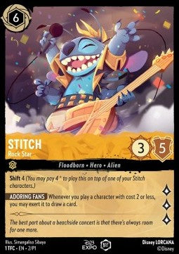 Stitch - Rock Star [PR1-2] (Promos Year 1) (Promo)