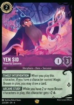 Yen Sid - Powerful Sorcerer (V.3) [4URS-223] (Ursula's Return) (Legendary)