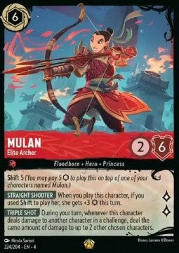 Mulan - Elite Archer (V.2) [4URS-224] (Ursula's Return) (Legendary)
