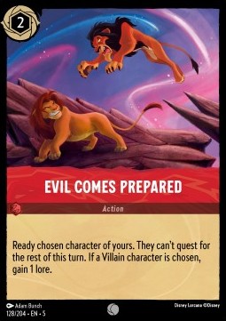 Evil Comes Prepared (SS-128)