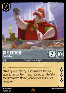 Sir Ector - Castle Lord [5SSK-188] (Shimmering Skies) (Rare)