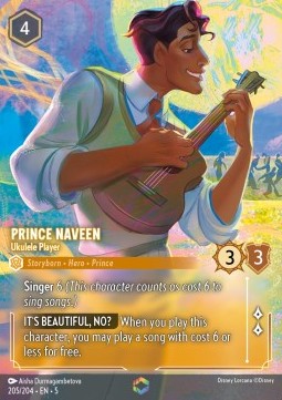 Prince Naveen - Ukelele Player (SS-205)