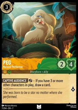 Peg - Natural Performer [7ARI-7] (Archazia's Island) (Uncommon)