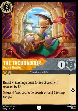 The Troubadour - Musical Narrator [7ARI-11] (Archazia's Island) (Uncommon)