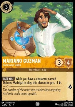 Mariano Guzman - Handsome Suitor [7ARI-16] (Archazia's Island) (Common)