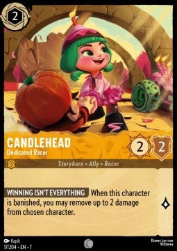 Candlehead - Dedicated Racer [7ARI-17] (Archazia's Island) (Common)