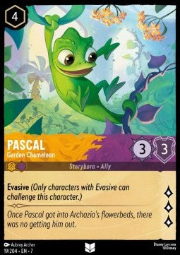 Pascal - Garden Chameleon [7ARI-19] (Archazia's Island) (Uncommon)