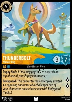 Thunderbolt - Wonder Dog [7ARI-23] (Archazia's Island) (Uncommon)