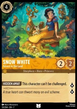 Snow White - Fairest in the Land [7ARI-33] (Archazia's Island) (Uncommon)