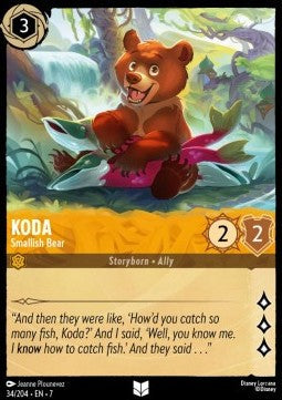 Koda - Smallish Bear [7ARI-34] (Archazia's Island) (Uncommon)