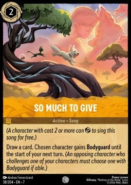 So Much to Give [7ARI-38] (Archazia's Island) (Common)
