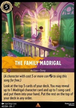 The Family Madrigal [7ARI-40] (Archazia's Island) (Rare)