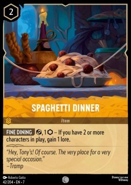 Spaghetti Dinner [7ARI-42] (Archazia's Island) (Common)