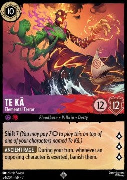 Te Kā - Elemental Terror [7ARI-54] (Archazia's Island) (Super Rare)