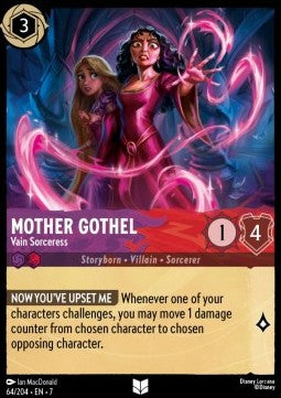 Mother Gothel - Vain Sorceress [7ARI-64] (Archazia's Island) (Uncommon)