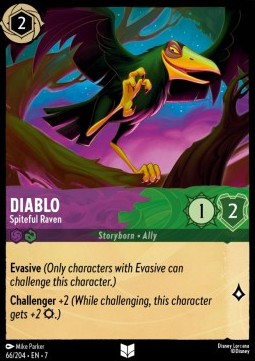 Diablo - Spiteful Raven [7ARI-66] (Archazia's Island) (Uncommon)