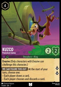 Kuzco - Panicked Llama [7ARI-71] (Archazia's Island) (Uncommon)