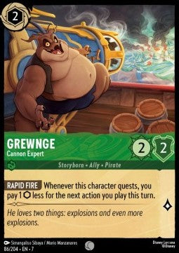 Grewnge - Cannon Expert [7ARI-86] (Archazia's Island) (Common)