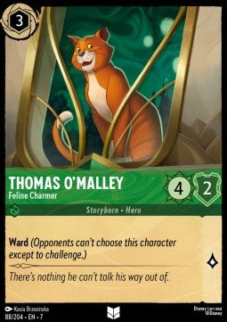 Thomas O'Malley - Feline Charmer [7ARI-88] (Archazia's Island) (Uncommon)