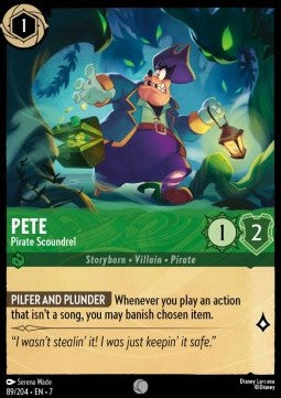 Pete - Pirate Scoundrel [7ARI-89] (Archazia's Island) (Common)