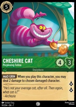 Cheshire Cat - Perplexing Feline [7ARI-91] (Archazia's Island) (Common)