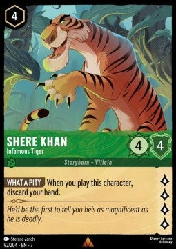 Shere Khan - Infamous Tiger [7ARI-92] (Archazia's Island) (Rare)