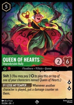 Queen of Hearts - Unpredictable Bully [7ARI-95] (Archazia's Island) (Super Rare)