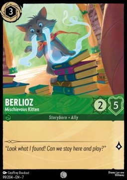 Berlioz - Mischievous Kitten [7ARI-99] (Archazia's Island) (Common)