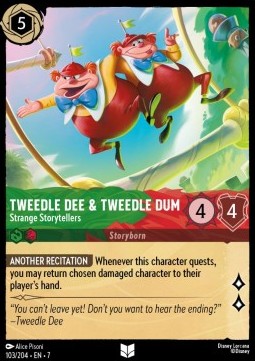 Tweedle Dee & Tweedle Dum - Strange Storytellers [7ARI-103] (Archazia's Island) (Uncommon)