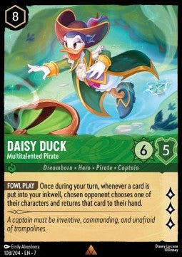 Daisy Duck - Multitalented Pirate [7ARI-108] (Archazia's Island) (Rare)