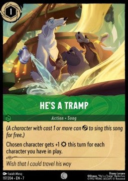 He's a Tramp [7ARI-117] (Archazia's Island) (Common)
